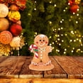 thumbnail image 2 of Decoración de Navidad Cartoon Gingerbread Man Ornament Centro de mesa de Navidad Craft Xmas, 2 of 6