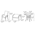 thumbnail image 3 of Mainstays Charleston 5 Piece Chat Set, 3 of 9