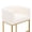 Beige & Golden Leg, variant on ClinQ Counter Height Bar Stool Set of 1, 26 in Fabric Upholstered Seat, Metal Legs for Indoor Dining Room and Kitchen Island, Camel