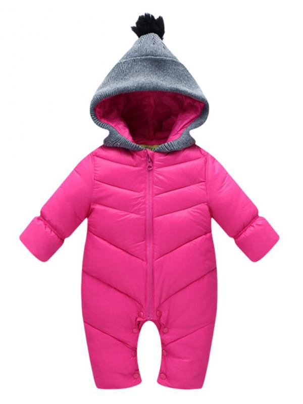 Winter Rompers Boys Girls Snowsuit 