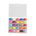 thumbnail image 4 of yuksok Prewound Bobbin Thread Wound Bobbins Set Portable Thread Organizer Practical 25 Color Thread, 4 of 9