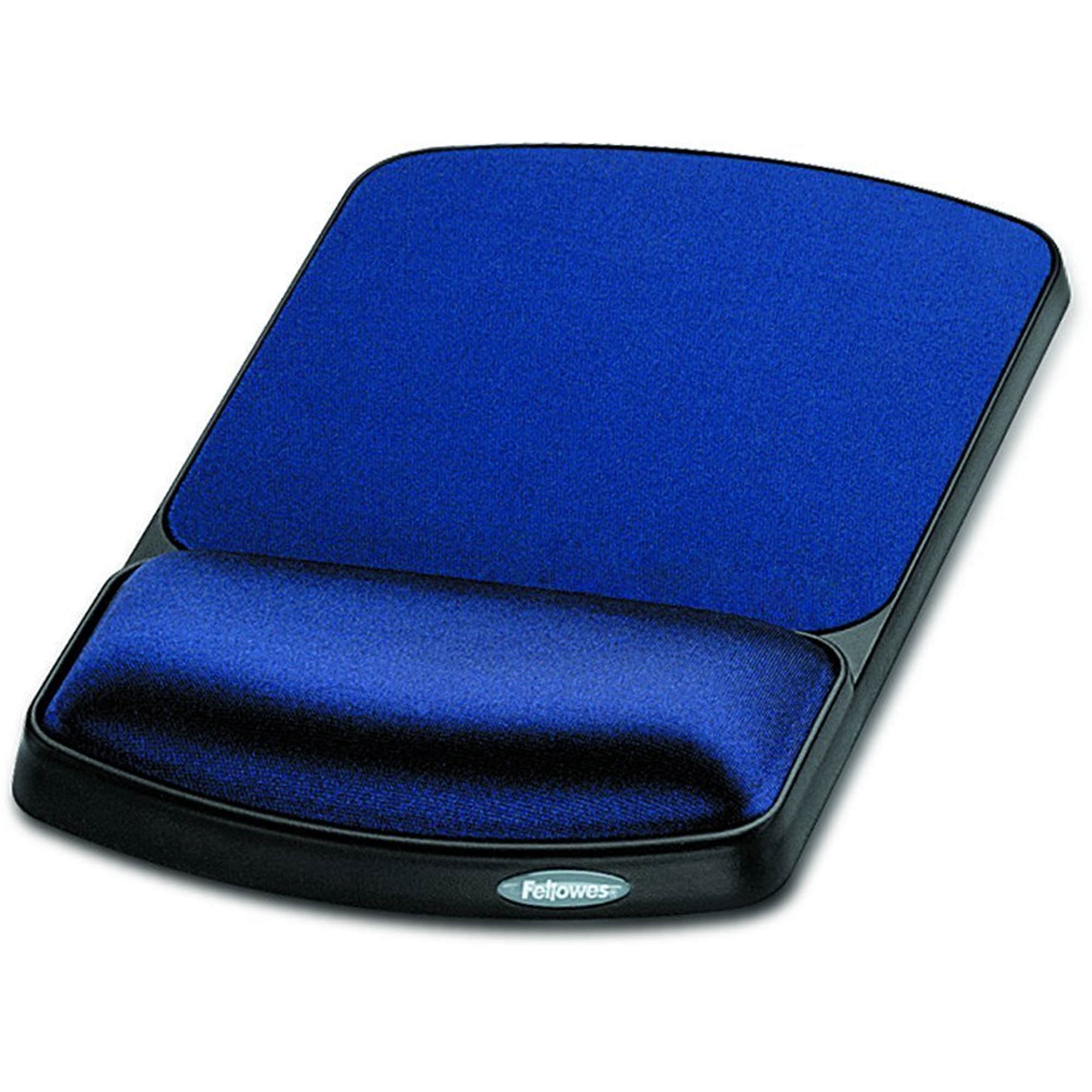Fellowes Gel Wrist Rest and Mouse Rest Sapphire