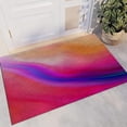 thumbnail image 3 of Rainbow Psychedelic Watercolor Area Rug, Multicolor Gradient Art Design Bedroom Rug, Soft Low Pile Dining Room Carpet, Non-Slip Easy Clean Nursery Kitchen Living Room Rugs 5x6ft, 3 of 6