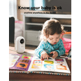 thumbnail image 4 of Momcozy Video Baby Monitor, 5'' Display, 1080P HD, Infrared Night Vision, Long Range, 2-Way Talk, 4 of 9