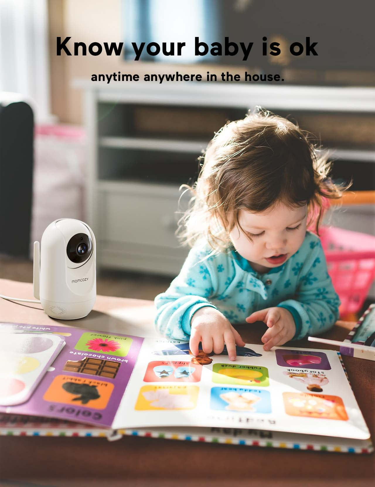 Momcozy Video Baby Monitor, 5" Display, 1080P HD photo 7