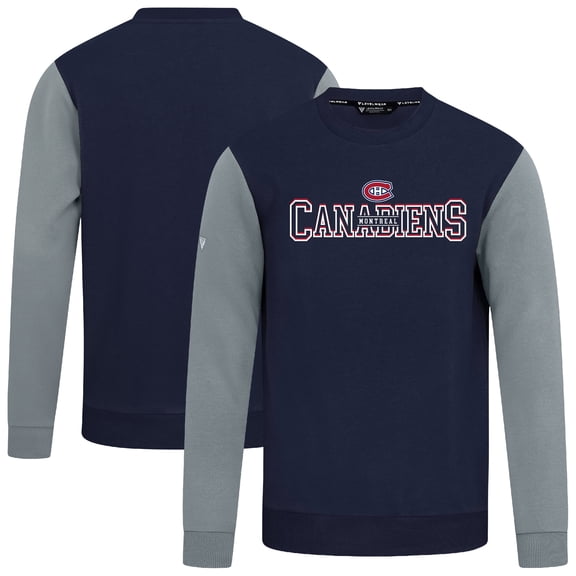 Men's Levelwear Navy/Gray Montreal Canadiens Ultimate Journey Sweatshirt