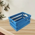 thumbnail image 3 of Gymnture Wooden Crates for Storage Display - Rustic Blue, 3 of 10