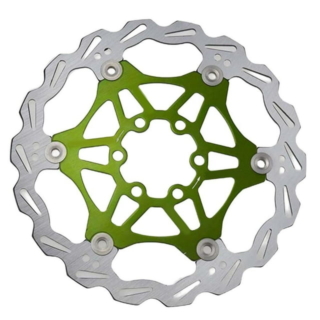 Floating Disc Mountain Bike Disc Brake for Pads Brake for Pads Oil Brake160mm Green 160