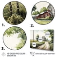 thumbnail image 3 of Designart Beautiful Barn In Spring V Canvas Wall Art, 3 of 5
