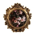 thumbnail image 3 of 欧式复古金色花边圆形相框可摆可挂两用复古相框 厥叶圆相框-旧金色, 3 of 8