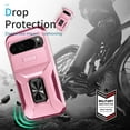 thumbnail image 4 of Allytech Rugged Case for Google Pixel 7 Pro, [Slide Camera Cover] [360° Rotating Kickstand] [Military Protection] [Magnetic Car Mount] Non-Slip Anti-Scratch Shockproof Heavy Duty Case - Pink, 4 of 8
