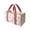Pink*37X26X17cm, variant on Baby Caddy Organizer Portable Nursery Storage With Handle & Removable Dividers Storage Organizer For Nappy Wipes Travel This storage is made of polyester with a structured design t Pink