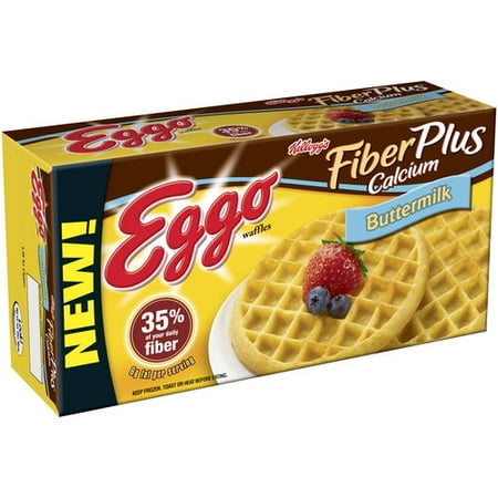 Kelloggs Eggo FiberPlus Waffles, 8 ea