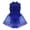 Blue, variant on inhzoy Kids Girls Mock Neck Sequins Mesh Tutu Leotard Dress