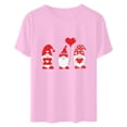 thumbnail image 4 of Meichang T-Shirts de la Saint-Valentin pour Femmes, T-Shirts Graphiques Amusants de la Saint-Valentin, Manches Courtes, Col Rond, T-Shirts de Fête en Liquidation, Cadeaux de la Saint-Valentin, 4 of 6