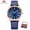 Blue with Box, variant on MINIFOCUS Women Watches Waterproof Blue Leather Strap Top Brand Luxury Fashion Casual Quartz Ladys Wrist Watch Relogio Feminino