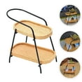 thumbnail image 1 of COMPUKAS Mini Furniture Mini House Storage Shelf Black 1Pack, 1 of 7