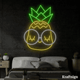 thumbnail image 3 of Craftnamesign Cute Pineapple Neon Sign, Pineapple LED Sign, Fruit Decor, 3 of 4