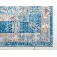 thumbnail image 5 of Unique Loom Williamsburg Brighton Rug Blue/Beige 5' 3" x 7' 9" Border Bohemian Perfect For Living Room Bed Room Dining Room Office, 5 of 6