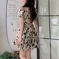thumbnail image 2 of Womens Design Bow Backless skirt Fashion Floral Short sleeves Dress, 2 of 9