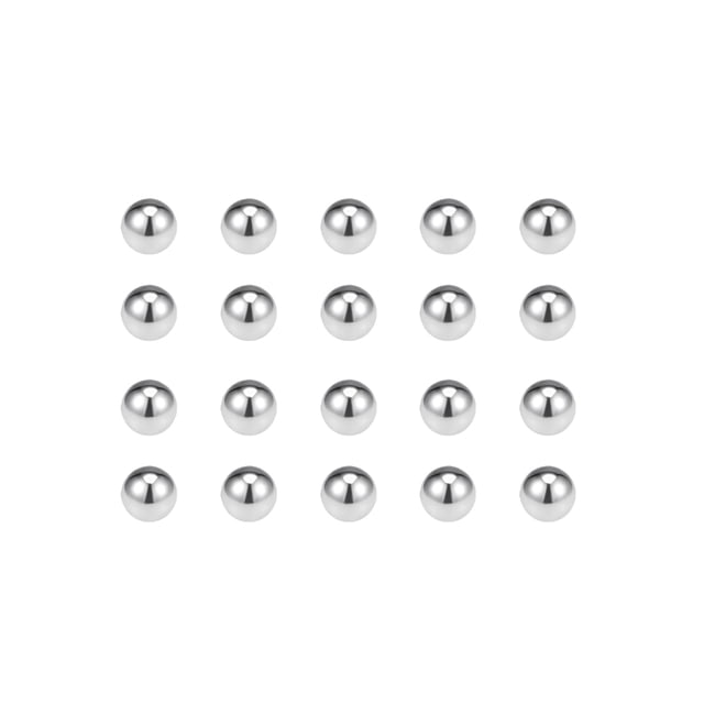 Unique Bargains Boules de Roulement 9mm, Acier Inoxydable 304 Boules de Précision G100 Lot de 50