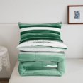 thumbnail image 5 of Erosebridal Contemporary Geometric Lines King Size Comforter Sets,Minimalist Striped Comforters King Size,Reversible,3-Piece,1 Comforter and 2 Pillowcases, 5 of 7