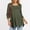 Army Green, variant on YODETEY Women's Knit Sweaters, Long Sleeve Scoop Neck Casual Lightweight Pullover Loose Sweaters, Tunic Tops Plus for Womens,Blue,L