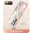 thumbnail image 6 of i-Blason Cosmo Series Case for Samsung Galaxy S21 Ultra 5G (2021 Release), Slim Stylish Protective Bumper Case Shockproof Cover, Marble, 6.8", 6 of 7