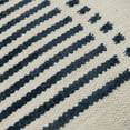 thumbnail image 5 of Rizzy Home Natural/Blue 14"X20" Stripe Woven Poly Filled Throw Pillow, 5 of 5