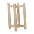 thumbnail image 3 of Soporte para plantas de suelo, soporte para macetas de madera, fácil de usar, portátil, antideslizante y estable. Doble capa beige, 3 of 9