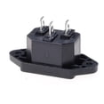 thumbnail image 3 of 5pcs Iec 320 C14 Male Plug Panel Ac 250v 10a Power Inlet Sockets Connectors Shytmv, 3 of 5