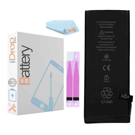 iDropShop Brand New 0 Cycle Internal Replacement Battery Repair Kit Compatible for i-Phone 6 (A1549 A1586 A1589) Includes Battery Adhesive and (Best Iphone 5 Battery Replacement Brand)