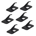 thumbnail image 1 of DYNWAVECA 3X 6Pcs Right Hand Plastic Adhesive Rest for Recurve Bow - Black, 1 of 10