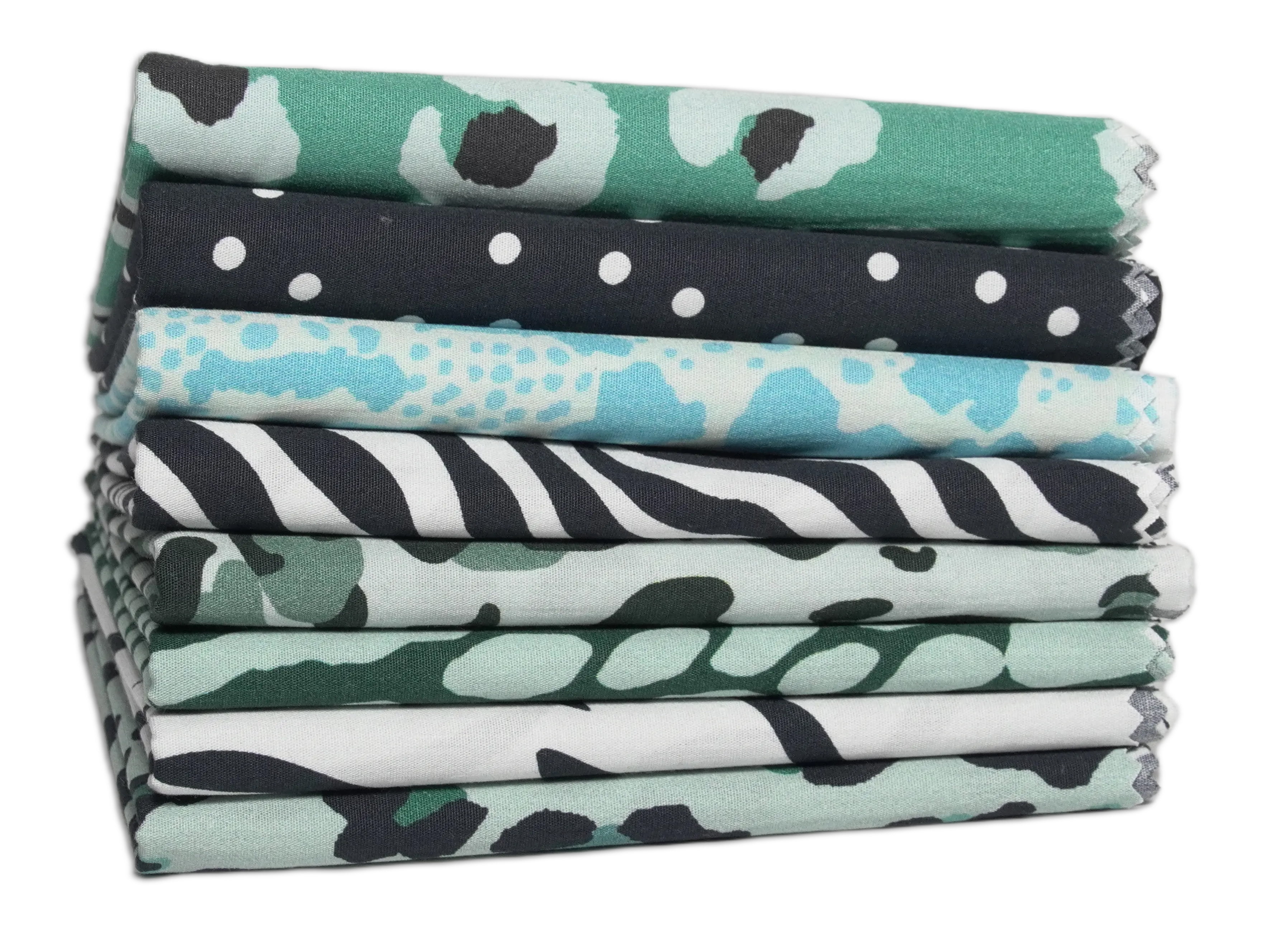 Soimoi 8 Pc Fat Quarter Bundle- Animal Skin Print 18"x 22" DIY Patchwork- 100% Cotton Pre-Cut Quilting Fabric