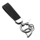 thumbnail image 1 of Llavero de coche con correa resistente al desgaste, universal, de aleación de zinc, decorativo, moderno. negro, 1 of 9