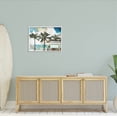 thumbnail image 2 of Stupell Industries Rustic Vacation Palm Trees Graphic Art White Framed Art Print Wall Art, Design by Sophie 6, 2 of 7