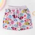 thumbnail image 4 of Gubotare Toddler Boy Shorts Adjustable Waist Toddler Baby Boys Girls Athletic Shorts Cotton Soild Color with Drawstring (White,Size 5-6 Years), 4 of 9