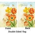 thumbnail image 2 of Hello Spring Flag,Spring Garden Flag Double Sided Welcome Burlap Seasonal House and Bird Spring House Flags 28x40 Inch Spring Yard Signs Outdoor Decor for Homes,Gardens,Patio or Lawn with 2 Grommets, 2 of 6