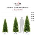thumbnail image 4 of Senjie Artificial Pencil Tree,Classic Christmas Decor Unlit 6 FT, 4 of 5