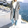 thumbnail image 4 of Chiccall Women Plus Size Zip Up Hoodies Long Sleeve Tunic Sweatshirt Long Fleece Hooded Jacket with Pockets, 4 of 7