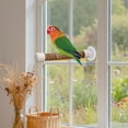 thumbnail image 1 of EDHITNR Small Suction Cup Rope Standing Pole, Natural Jute Perch for Parakeet Cockatiel Bird, 1 of 5