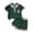 Dark Green, variant on Glisme Toddler Boys Clothing Set Short Sleeved Collar Cartoon Animal Wild Goose Shirt Top Shorts Fashion Boys Set Size 6-12 Months Dark Green