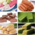 thumbnail image 7 of 12 Cavity Silicone Rectangle Molds/Molds/Protein Bars mold/Energy Bars Maker for Caramel Bread Loaf Muffin Brownie Cornbread Cheesecake Pudding Soap Butter Mould Random Colors 2 Pack(Purple), 7 of 7