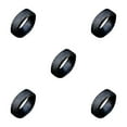 thumbnail image 2 of Minnieouse Anillo de acero vintage unisex Anillo de estilo artesanal y atemporal para hombres Anillos vintage Negro antiguo 9 Type2 NO2, 2 of 6