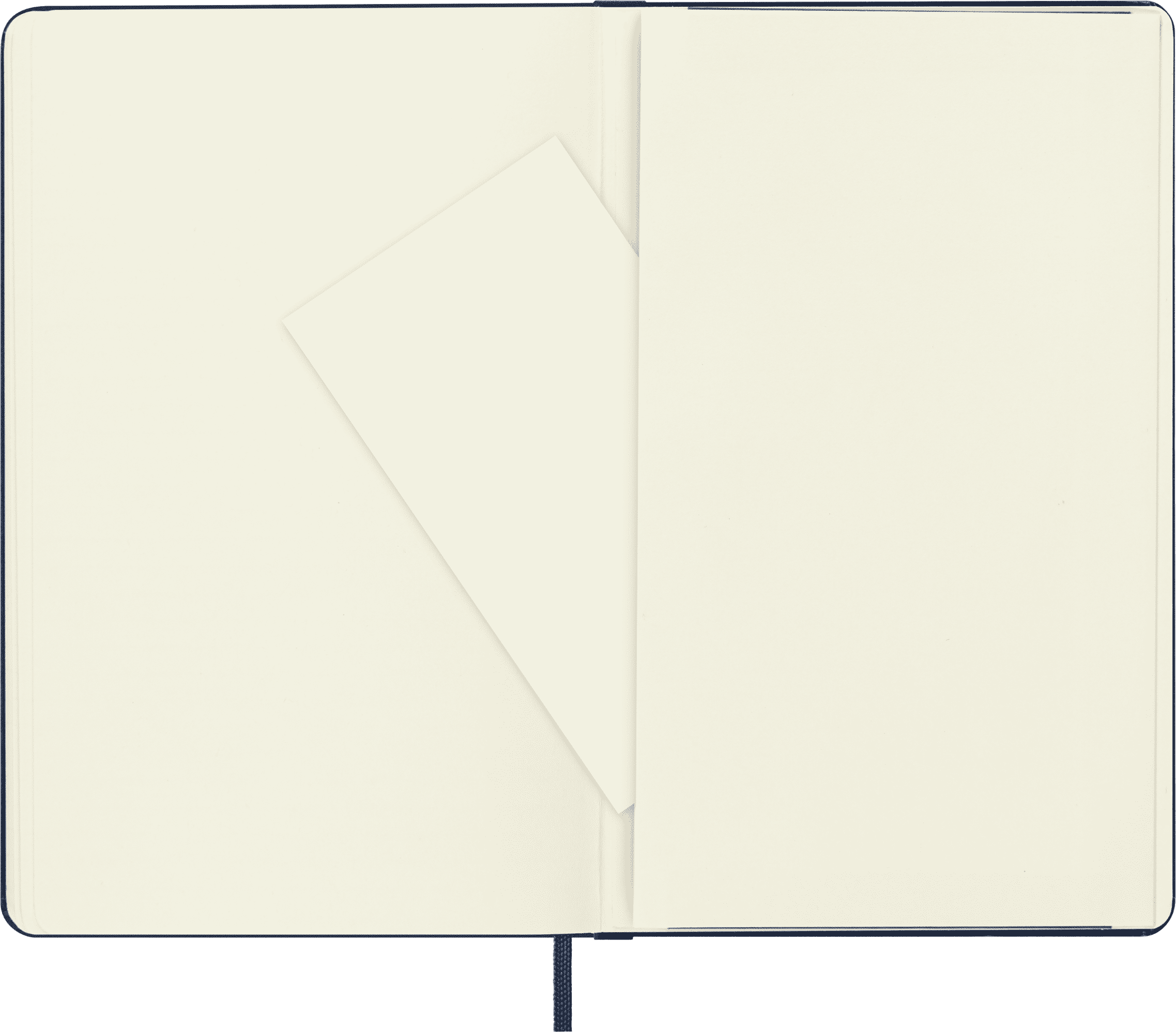 Moleskine Classic Notebook, Hard Cover, Large (5" x 8.25"), Plain, Sapphire Blue