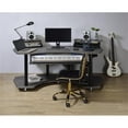 thumbnail image 2 of Pemberly Row Contemporary Wood Studio Music Recording Desk in Black Oak, 2 of 7