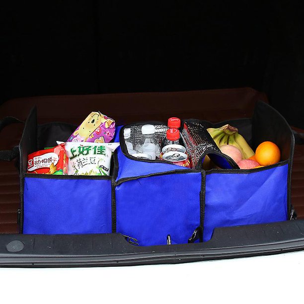 Organizador de almacenamiento de coche, maletero, juguetes plegables, almacenamiento de alimentos, camión, contenedor de carga, bolsas, caja negra, almacenamiento de coche, limpieza, Universal Banban LingWen 8390606742612