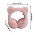thumbnail image 2 of Earmuff For Adorable Cat Ear Ear Covers Solid Color Cozy Headband Commute Windproof Ear Thermal Shirts for Men Cold Weather Snoods for Women Workout Hats for Women Face Gaiters for Men Womens, 2 of 3