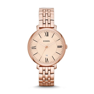 FOSSIL watch Jasqueline Collection / Rose Gold Bracelet Watch-ES3546 Fossil Jacqueline Rose Gold Dial Rose Gold Steel Strap Watch  main image 4