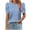 Blue, variant on hotojiny Summer Tops for Women Casual Soft Crew Neck Striped Shirt Lightweight Loose Short Sleeve Blouses Trendy Outfit
